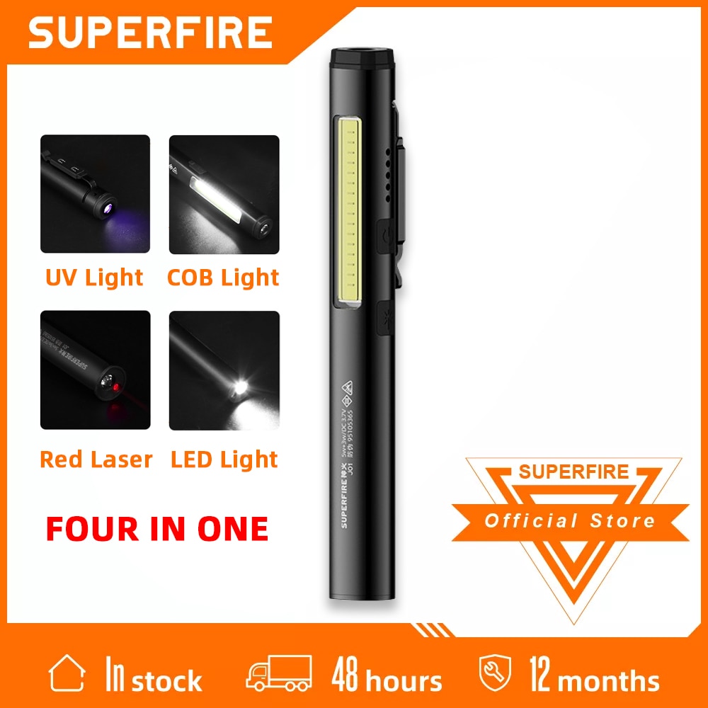 SUPERFIRE J01 ̴  (UV/LED/COB/RED)  ..